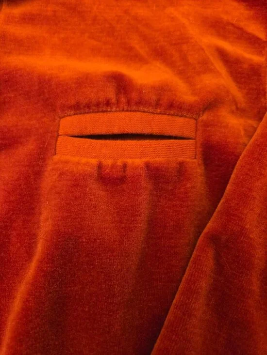 Vintage Sears JR Bazaar Rust Velour Pullover Sweatshirt - Picture 6 of 8